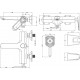 Смеситель Lemark Prizma LM3914C для ванны с душем, однорычажный, хром