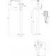 Смеситель Lemark Bronx LM3744BL напольный, для ванны с душем, черный, однорычажный, длина излива 23.3 см