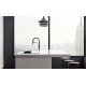 Смеситель Lemark Bronx LM3761GM для кухонной мойки, графит, однорычажный, сталь
