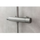Душевая стойка Lemark Bronx LM3770GM c термостатом, графит, цвет сталь, штанга 161.5 см