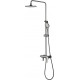Душевая стойка Lemark Bronx LM3762GM графит цвет сталь, штанга 161.5 см