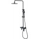 Душевая стойка Lemark Bronx LM3762BL черная цвет черный, штанга 161.5 см
