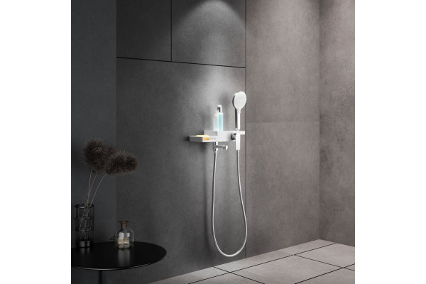 Смеситель Lemark Unibox LM6914CW для ванны с душем, однорычажный, длина излива 12.7 см