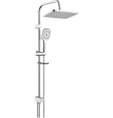 Душевая стойка Lemark LM8811C хром, штанга 103.2 см, шланг двойная оплетка, металлический 150 см