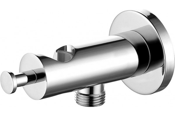 Шланговое подключение Lemark LM1185C c держателем для душа хром, штанга 6 см