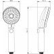 Душевая лейка Lemark LM0818CW штанга 24.5 см, 4 режима