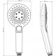 Душевая лейка Lemark LM0819CW штанга 24.3 см, 3 режима