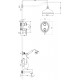 Душевой комплект Lemark Villa LM4822C С ВНУТРЕННЕЙ ЧАСТЬЮ хром, шланг металлический 200 см
