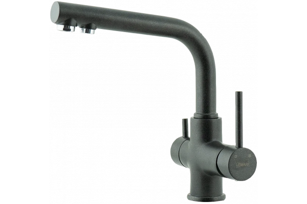 Смеситель для кухни Lemark Comfort Comfort LM3061PAN антрацит однорычажный, черный