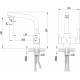 Смеситель для кухни Lemark Comfort Comfort LM3061PAN антрацит однорычажный, черный