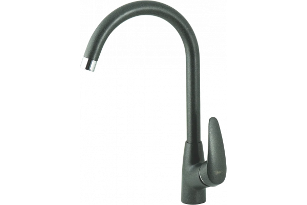 Смеситель для кухни Lemark Linara Linara LM0405PAN антрацит однорычажный, черный