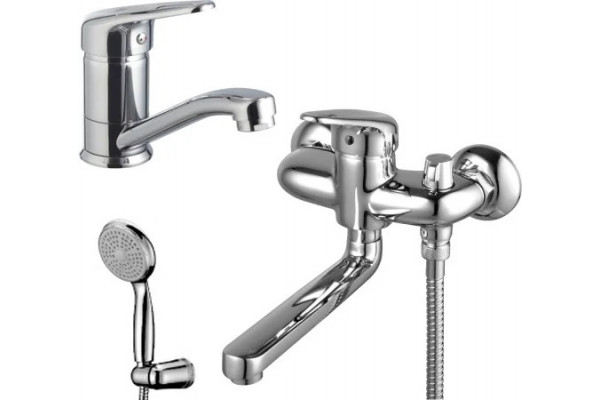 Душевой комплект Lemark Luna LM4114C + LM4107C хром