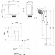 Душевой комплект Lemark Unit LM4523C + LM8068C + LM8085C хром