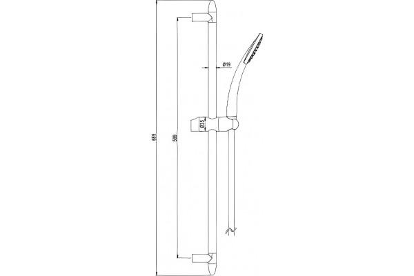 Душевой комплект Lemark Atlantiss LM3228C + LM8067C +  LM8037C + LM8086C хром,  в современном стиле