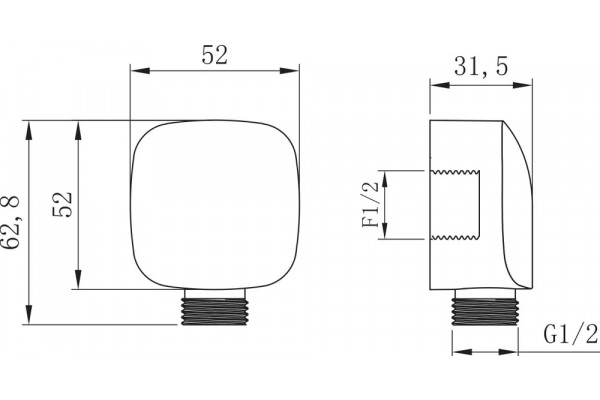 Душевой комплект Lemark LM8807C + LM3523C + LM8085C хром,  в современном стиле