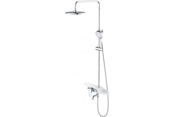 Душевая стойка Lemark Tropic LM7003C штанга 185 см, шланг 150 см