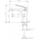 Смеситель Lemark Bellario LM6806C для раковины однорычажный, хром