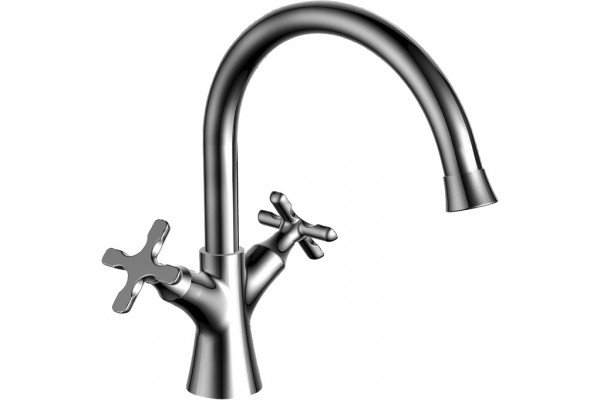 Смеситель Lemark Duetto LM5706C для раковины двухвентильный, хром