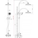 Душевая стойка Lemark Duetto LM5762C хром, штанга 185 см, шланг 150 см
