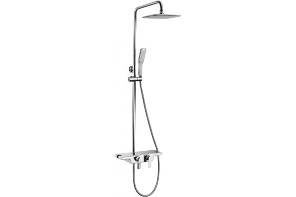Душевая стойка Lemark Tropic LM7006C штанга 170.8 см, шланг 150 см, 1 режим