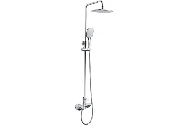 Душевая стойка Lemark Bellario LM6862C штанга 181 см, шланг 150 см, 3 режима