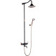 Душевая стойка Lemark Prime LM6162BRG штанга 168 см, шланг 150 см, 3 режима