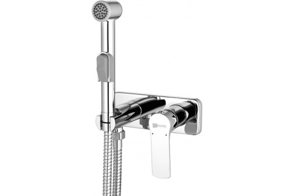 Гигиенический душ Lemark plus Grace LM1519C со смесителем хром,  в современном стиле