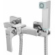 Гигиенический душ Lemark Unit LM4518C со смесителем хром,  в стиле hi-tech