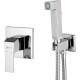 Гигиенический душ Lemark Unit LM4519C со смесителем хром,  в стиле hi-tech