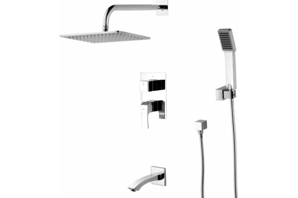 Душевой комплект Lemark Unit LM4522C хром, 1 режим