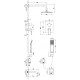 Душевой комплект Lemark Unit LM4522C хром, 1 режим