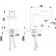 Смеситель Lemark Unit LM4546C для раковины однорычажный, хром