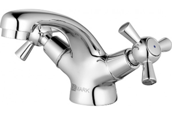 Смеситель Lemark Contour LM7406C для раковины двухвентильный, хром