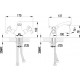 Смеситель Lemark Contour LM7406C для раковины двухвентильный, хром
