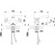 Смеситель Lemark Vista LM7606C для раковины двухвентильный, хром