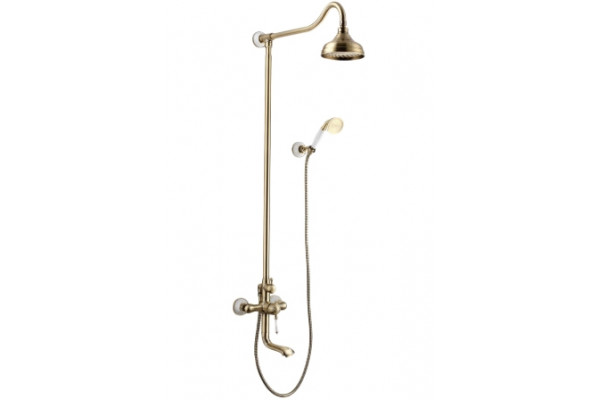 Душевая стойка Lemark Villa LM4862B штанга 155.3 см, шланг 150 см, 1 режим