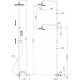 Душевая стойка Lemark Swan LM5462BG штанга 190.93 см, шланг 150 см, 1 режим