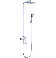 Душевая стойка Lemark Allegro LM5962CW хром, штанга 190.25 см, шланг 200 см