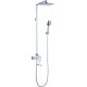 Душевая стойка Lemark Allegro LM5962CW хром, штанга 190.25 см, шланг 200 см