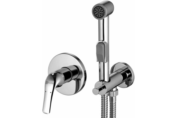 Гигиенический душ Lemark plus Advance LM1219C со смесителем, С ВНУТРЕННЕЙ ЧАСТЬЮ, хром
