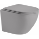 Комплект 3 в 1 инсталляция Logan H1067-1170 297674 + Унитаз подвесной Weltwasser WW Merzbach 004MT-GR + кнопка черная матовая в современном стиле