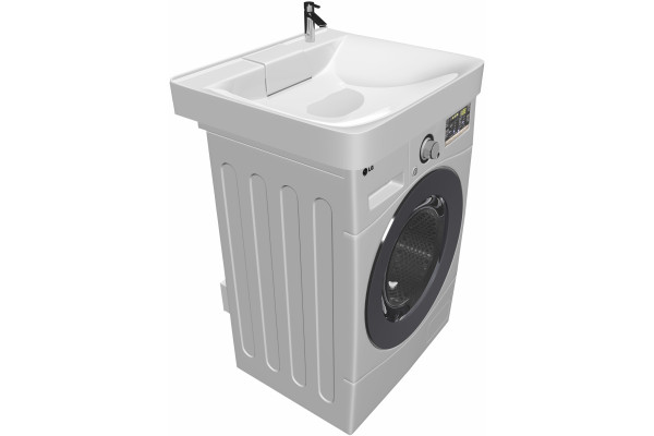 Раковина Marka One Laundry 60 цвет белый, квадратная