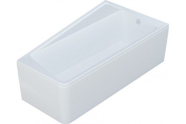Акриловая ванна Marka One Direct 170x100 см R пристенная, асимметричная