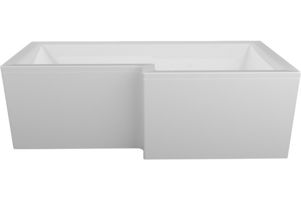 Акриловая ванна Marka One Linea 165x85 см R пристенная, асимметричная