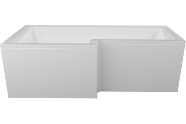 Акриловая ванна Marka One Linea 165x85 см L пристенная, асимметричная