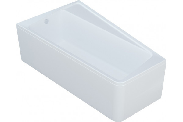 Акриловая ванна Marka One Direct 170x100 см L пристенная, асимметричная