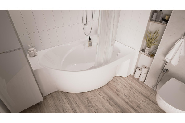 Акриловая ванна Marka One Ergonomika 01эрг17511п 158-175x110 R асимметричная, пристенная