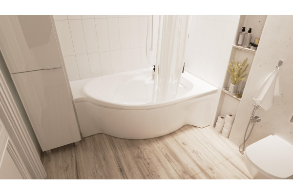 Акриловая ванна Marka One Ergonomika 01эрг17511п 158-175x110 R асимметричная, пристенная