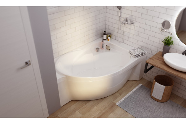 Акриловая ванна Marka One Ergonomika 01эрг17511п 158-175x110 R асимметричная, пристенная