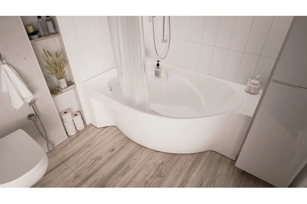 Акриловая ванна Marka One Ergonomika 01эрг17511л 158-175x110 L асимметричная, пристенная